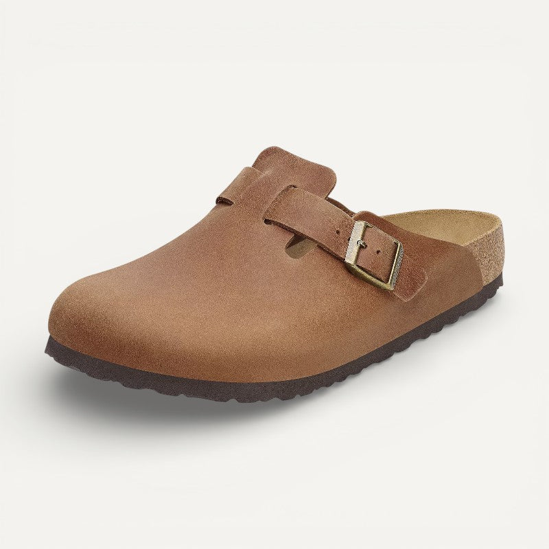 Boston Men's Cognac Oiled Leather Regular