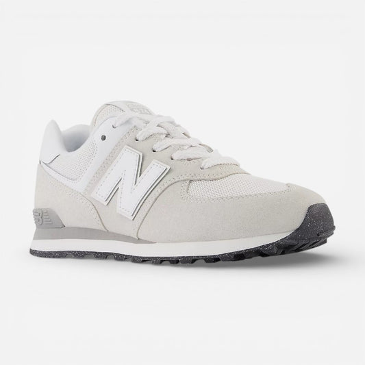 Kid's 574 Core Grey With White