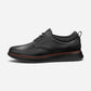 Men's Rafael Lace Up Black Leather/Black Sole