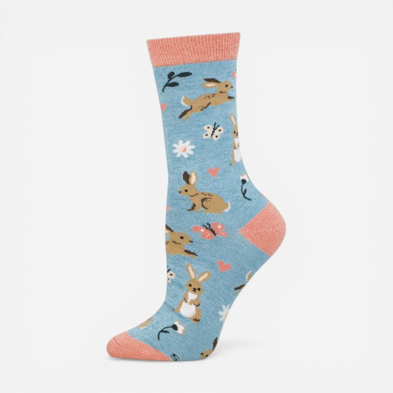 Bamboo Love Me Some Bunny Blue Heather
