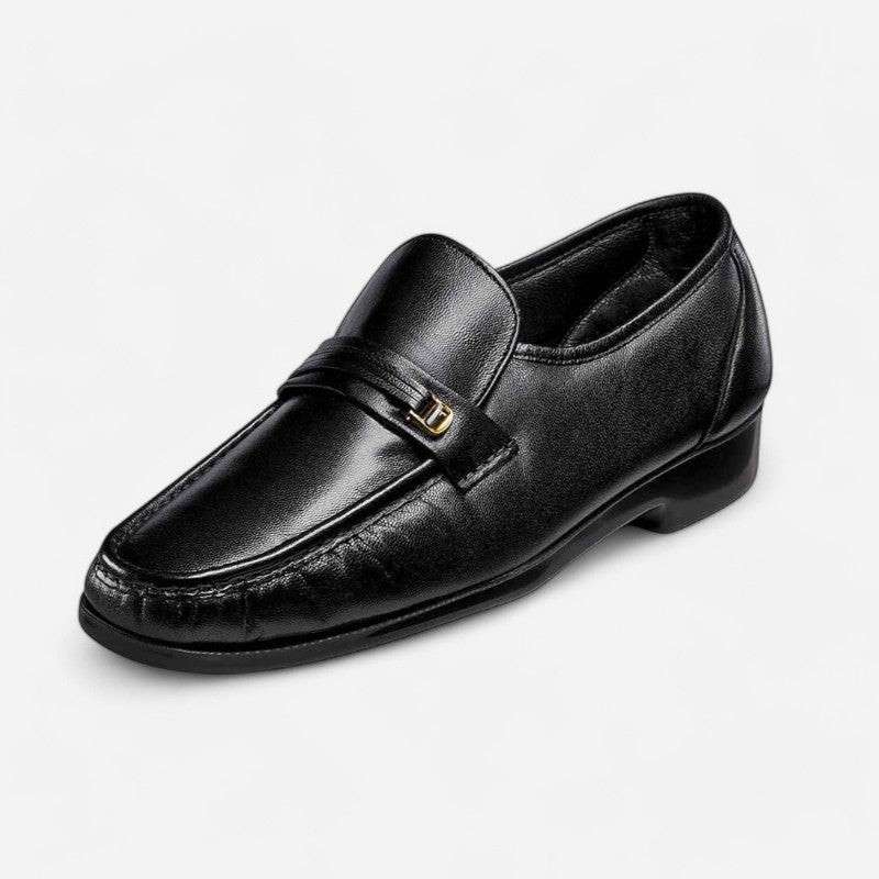 Men's Riva Moc Toe Bit Loafer Black