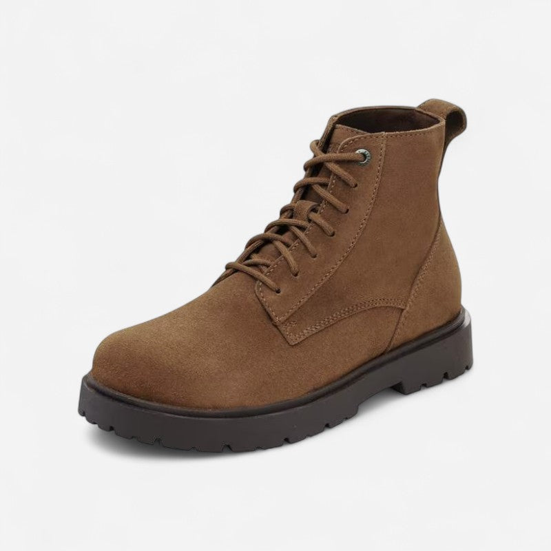 Highwood Men's Lace Dark Tea Suede Leather Regular