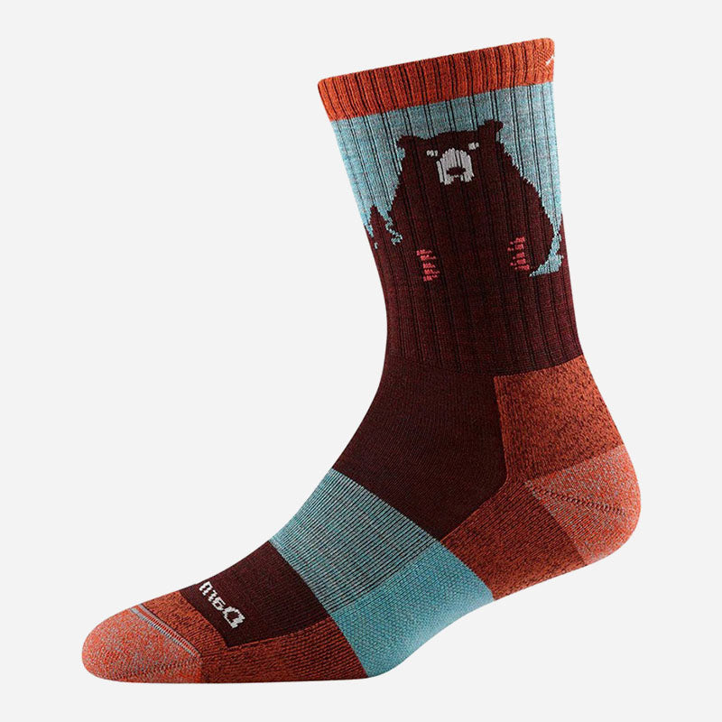 Bear Town Micro Crew With Light Cushion Burgundy