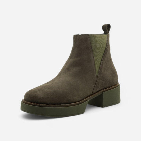 12671 Boot Mushroom Suede/Green